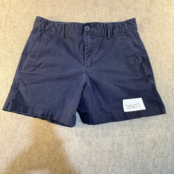 Eddie Bauer Pants - Eddie Bauer Legendwash Stretch Navy Blue Chino Shorts Womens Size 4 Solid Casual